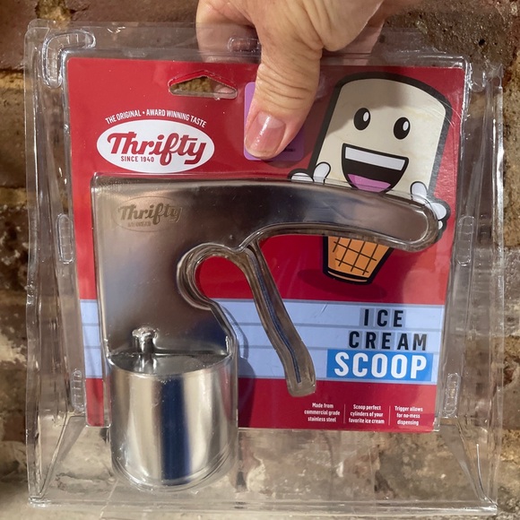 Thrifty Ice Cream Scoop Vintage Style Stainless Steel Cylinder Rite Aid NIB - Picture 1 of 2